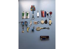 Sleutelhangers 18st,  samen of los te koop diverse soorten