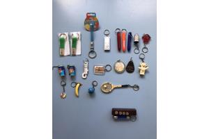 Sleutelhangers 18st,  samen of los te koop diverse soorten