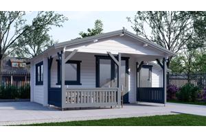 NIEUW Blokhut 4×3+2Z