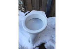 Witte toiletpot