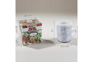 kleur je eigen beker - boerderij dieren - met 3 tekeningen