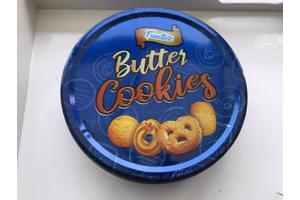 Fundiez koektrommel butter cookies blik 19 cm