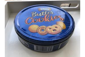 Fundiez koektrommel butter cookies blik 19 cm