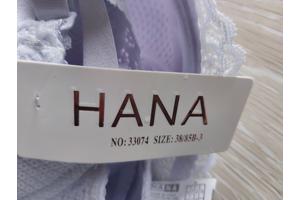 Hana - 33074 - Push up - Beugel - BH wit gekruist kant 80B