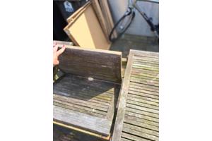 Teakhouten tuintafel