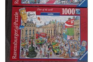 Legpuzzels 1000 stukjes Ravensburger en De Puzzelman