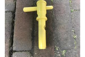 Kraantje houten watervat