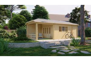 Blokhut - Tuinhuis Sibella | 44 mm | vuren onbehandeld