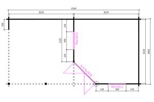 NIEUW Blokhut 3555Z met terras.