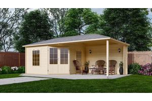 NIEUW Blokhut 3555Z met terras.