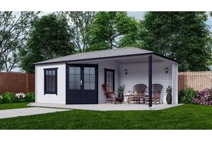 NIEUW Blokhut 3555Z met terras.