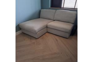 2 zitsbank met chaise longue