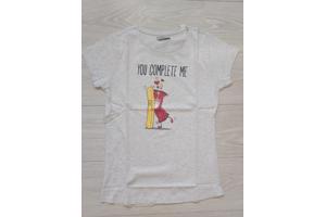 Glo-Story t-shirt you complete me grijs 158