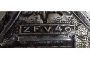 Antieke verzilverde theeduim .(ZFV 40).