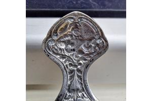 Antieke verzilverde theeduim .(ZFV 40).