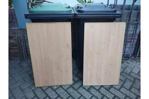 Werkblad met formica toplaag (2 stuks)