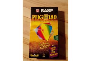6 Basf / Emtec PHG 240 videocassette + 1 PHG 180 VHS