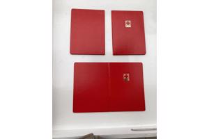 Rode PTT  3 postzegel mapjes rood kruis ( leeg ) PTT post