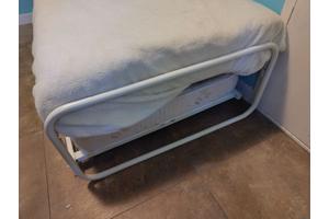 metalen bed met onderbed 90x 200 cm (zonder matrassen)