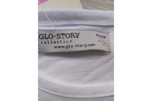Glo-story T-shirt wit zonnebril 110
