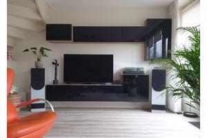 Ikea Besta SELSVIKEN Deur/ladefront zwart hoogglans GLASSVIK