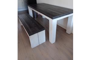 Steigerhouten tafel (zonder bankje)