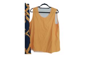 2 delige zomer set blauw oranje XXL