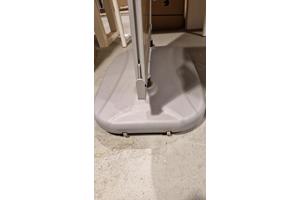 Stoepbord groot (2-zijdig) met vaste bak