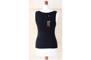 Top in zwart, paars, wit of lila, 1 maat 34/38 (nieuw)