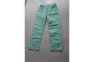 Jeans mintgroen recht model 40