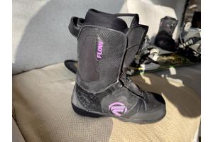 Snowboard met bindingen en schoenen - maat 40
