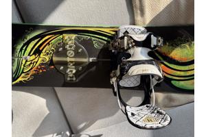 Snowboard met bindingen en schoenen - maat 40