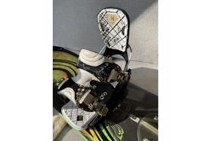 Snowboard met bindingen en schoenen - maat 40