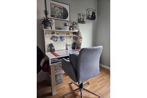 Bureaustoel van stof