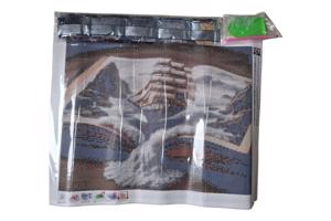 nr 16 Diamond Painting schip open boek 50x40cm (vierkant)