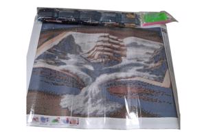 nr 16 Diamond Painting schip open boek 50x40cm (vierkant)