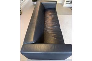 Gelderland Bank – 3-zits designbank – zwart leer – topstaat