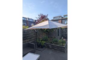 Zweef Parasol vierkant 3x3m