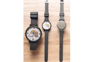 Horloge voor Kinderen - Regenboog - Kast 34 mm - Zwart