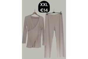 2 delige set beige XXL