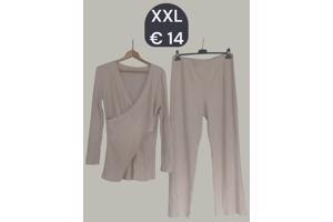 2 delige set beige XXL