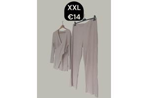 2 delige set beige XXL