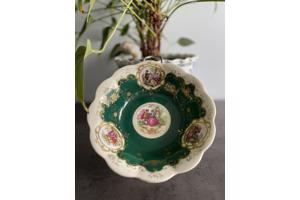 Vintage porseleinen bord uit Duitsland