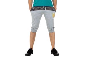 Heren korte broek lichtgrijs M