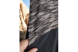 Heren korte broek donkerblauw grijs L