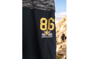 Heren korte broek donkerblauw grijs L