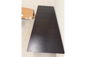 Ikea uitschuiftafel donkerbruin