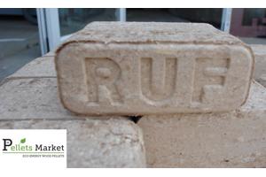 RUF-houtbriketten, 1 pallet, 960 kg, 96 zakken