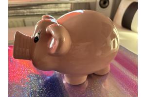 XL Vrolijke Spaarvarken (Keramiek)