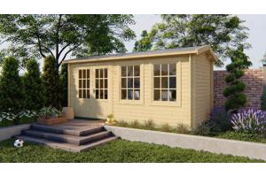 Blokhut - Tuinhuis Justine | 40 mm | vuren onbehandeld